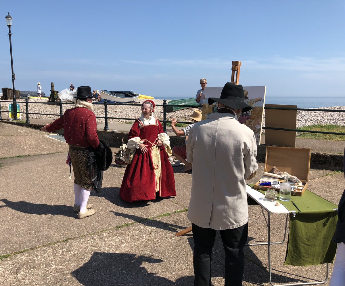 RAGriggsauthor's tweet image. A really lovely article about me and A Woman of Noble Wit in Budleigh Past and Present and a reminder of a very hot day in 2018 - not unlike today 

bit.ly/3Aj9lLV 

#Devon #HistoricalFiction #historyinterpreter