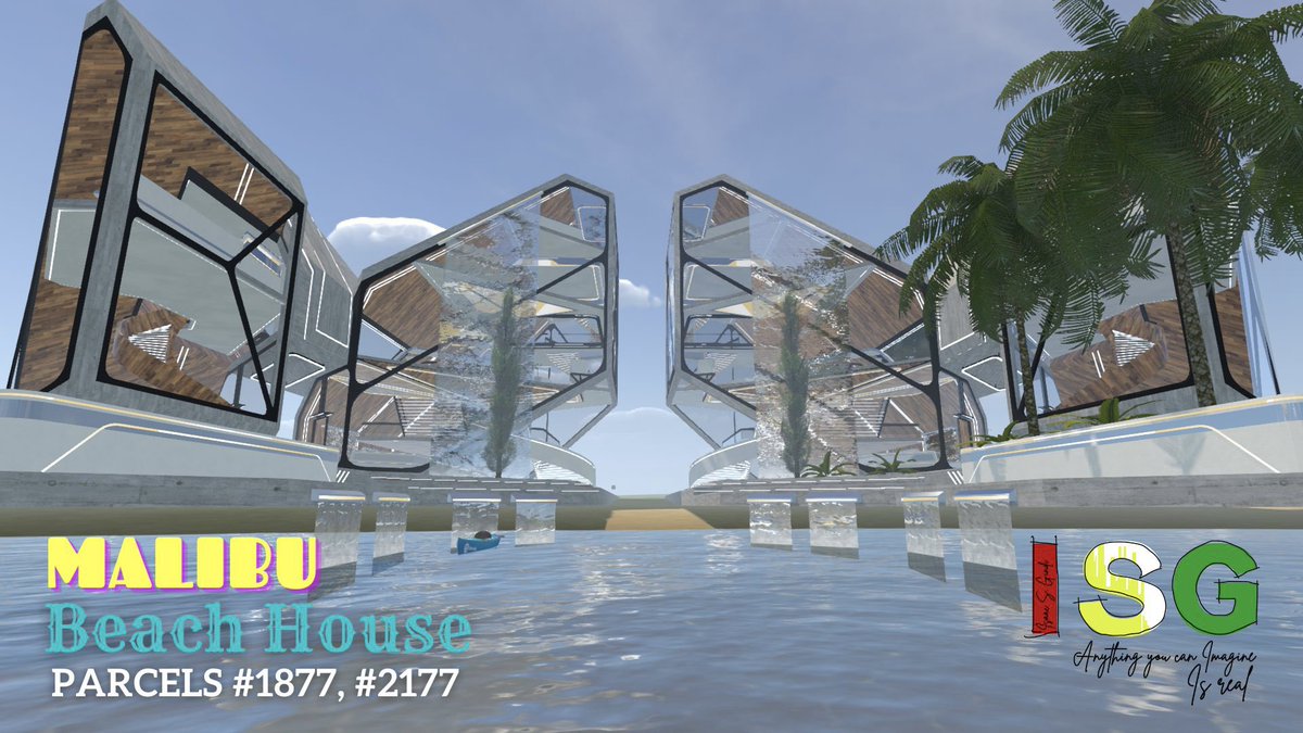 ISGMetaverse's tweet image. Today’s the day 😎 See you all in the ISG Malibu Beach House Parcels #1877 &amp;amp; #2177 for the @VRfrequencies kick off party!!! #HUZZAH #isgmetaverse #vrfrequencies #somniumspace