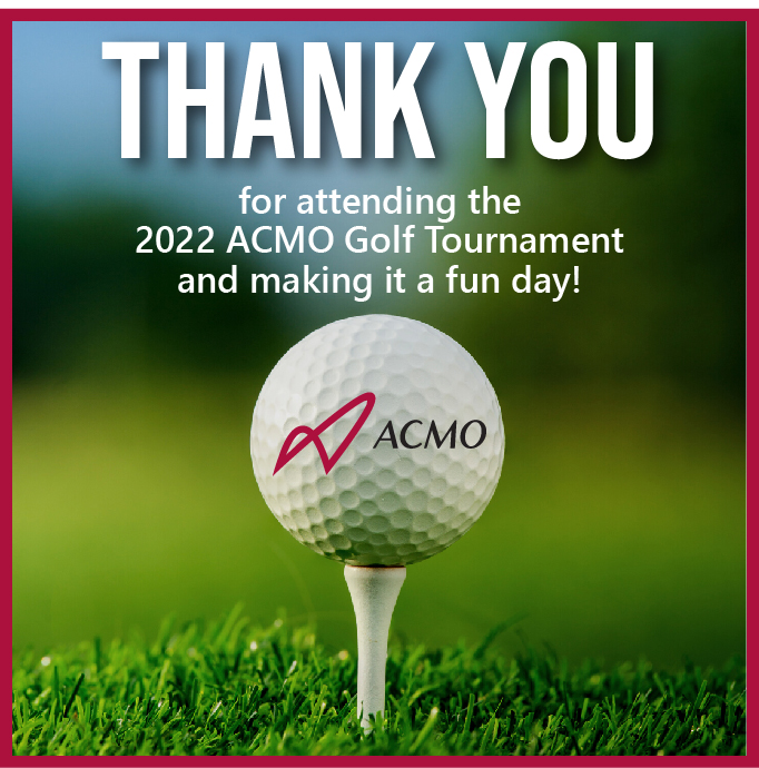 ACMO_org's tweet photo. Thank you to everyone for joining us at this week's ACMO Golf Tournament. We had a great day and hope you did too! Photos are now posted on the ACMO website under the Events tab. https://t.co/lfYDPrMgrh
#ACMOgolf #ACMOlife https://t.co/2qglUHppMS