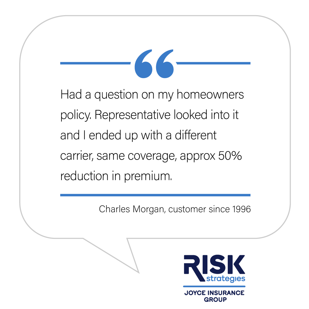 #feedbackfriday "Had a question on my homeowners policy. Representative looked into it and I ended up with a different carrier, same coverage, approx 50% reduction in premium." #insurance #savings