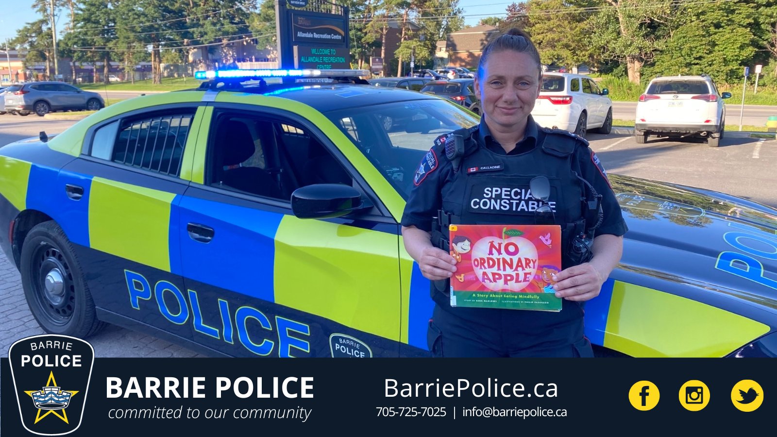 Barrie Police on Twitter "Officer Shannon will be at the Painswick