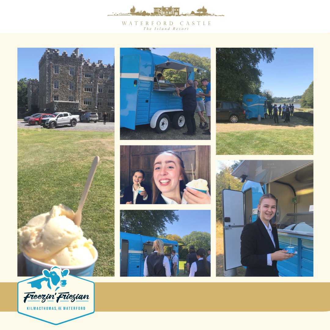 So enjoyable to be recognizing our amazing team with a gesture of appreciation for their hard work in the amazing sunshine and heat we're having here on the Island. Thanks to @freezinfriesian for helping us to cool off today with their delicious artisan 
ice-creams!