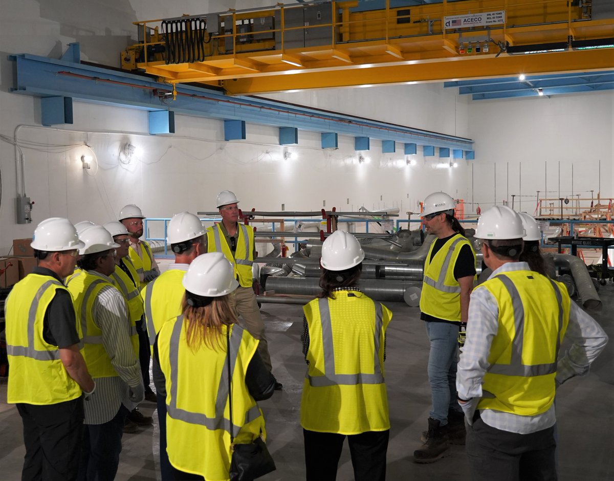 shinefusion's tweet photo. Before yesterday's Business After 5 event, Forward Janesville's Board of Directors took a look at The Chrysalis on a tour led by SHINE Founder and CEO Greg Piefer.
#SHINEon #nuclearmedicine #mo99 #fusion https://t.co/IVqouLuhQT