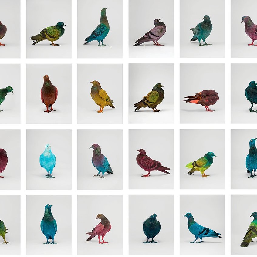 presentcorrect's tweet image. In 2012 Julian Charriére created a machine which dyed pigeons as they passed through it.
julian-charriere.net/projects/some-…