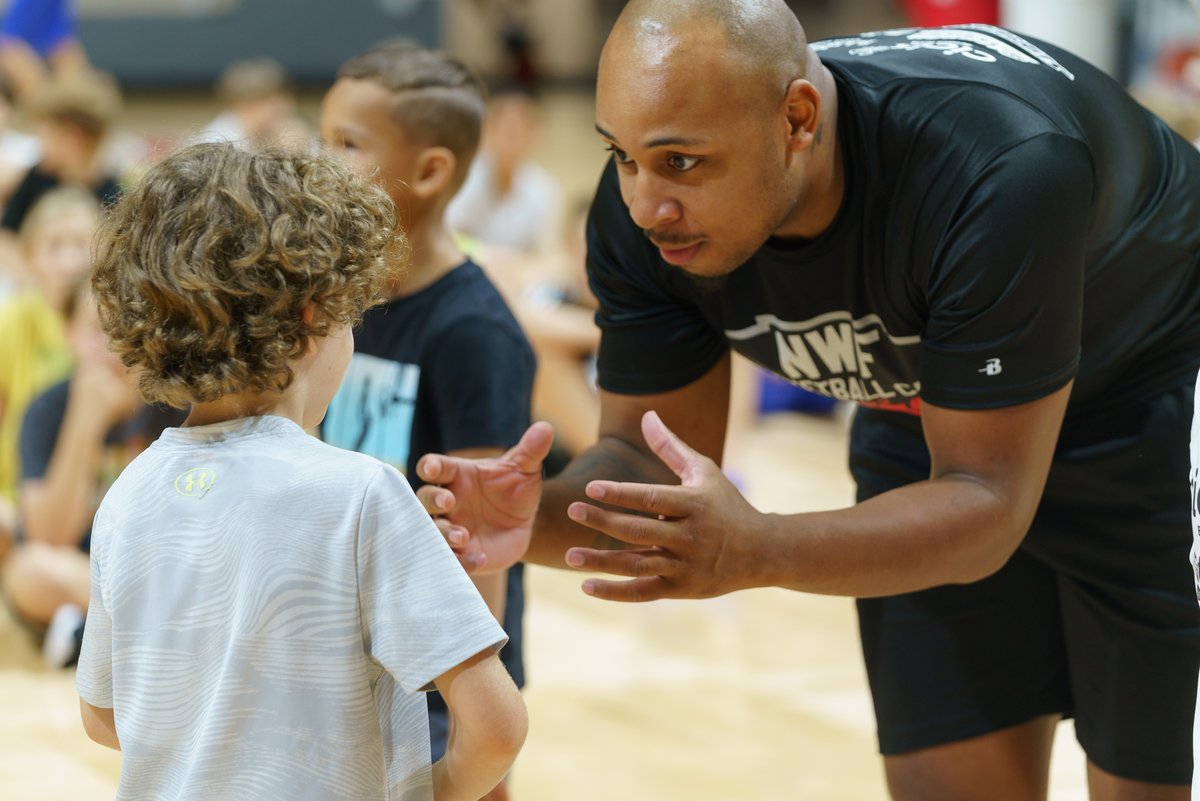 Our Raider Basketball Camp participants had a great time last week! 🏀⛹️ Kids in the community got to work with Raider Basketball coaches and athletes in Raider Arena Aug. 1-4. @NWFRaiders @NWFRaiders_MBB @NWFRaiders_WBB 