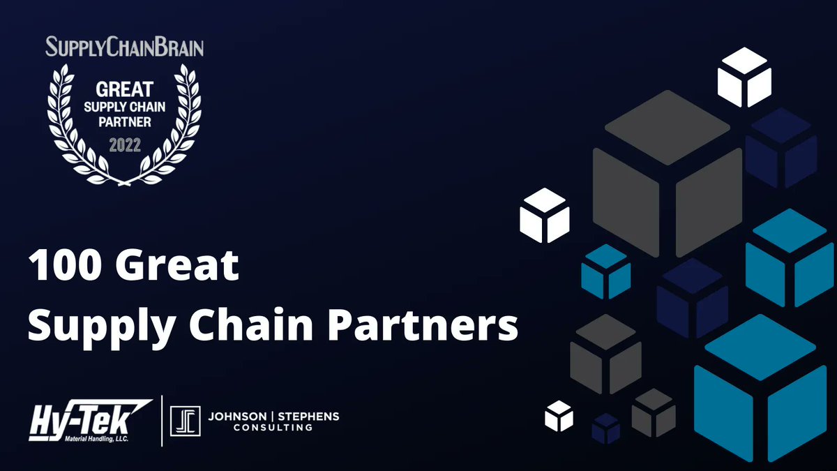 We are so honored to announce that #JSC has been named as one of #SupplyChainBrains "Top 100 Great Supply Chain Partners"! Thank you to the hard work of all of our consultants for earning us this achievement.

Read our full press release: buff.ly/3bML2MV