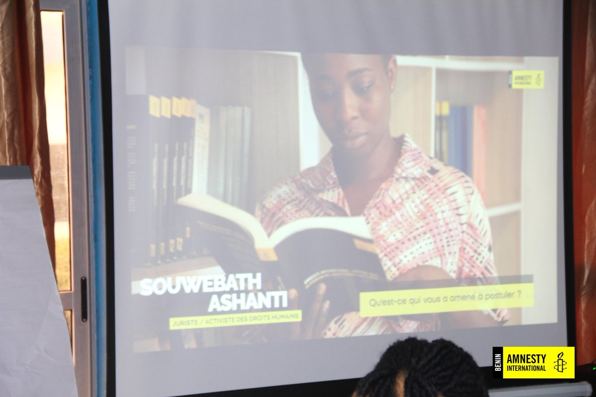 amnestybenin's tweet image. et les règles de procédures suivies devant eux. 

Les participants ont pendant deux jours alterné théorie et pratique et sont d'ores et déjà aguerris pour éprouver les mécanismes de protection en cas de violation des droits humains. 

#Youth
