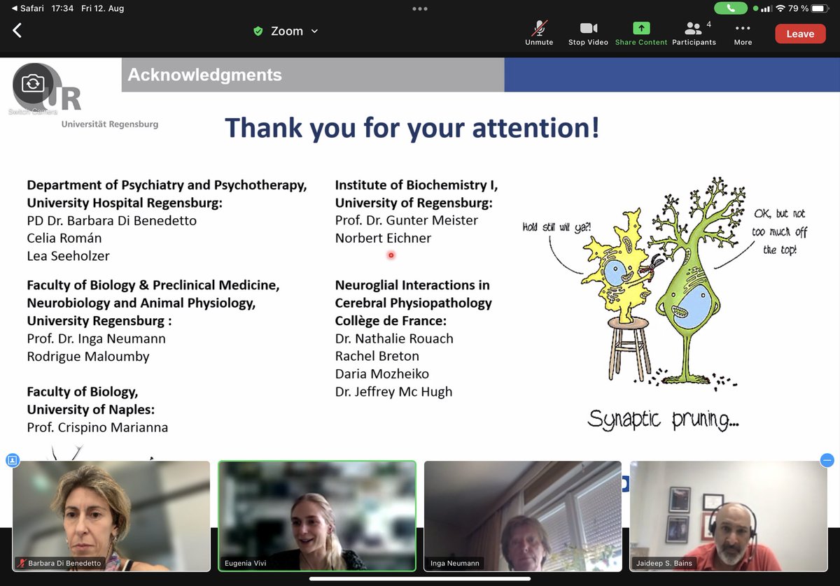 Barbara Di Benedetto (@dibenedetto_lab) on Twitter photo Feeling so damn proud of my co-worker @EugeniaVivi28 who was presenting her data from the PhD thesis to the members of her thesis committee <a href="/TheNeumannLab/">Inga Neumann</a> and <a href="/stressynomics/">jaideep bains</a> with great self-confidence and an amazing knowledge 😊 - #proudPI #glialovers #gliarock Feeling so damn proud of my co-worker @EugeniaVivi28 who was presenting her data from the PhD thesis to the members of her thesis committee <a href="/TheNeumannLab/">Inga Neumann</a> and <a href="/stressynomics/">jaideep bains</a> with great self-confidence and an amazing knowledge 😊 - #proudPI #glialovers #gliarock