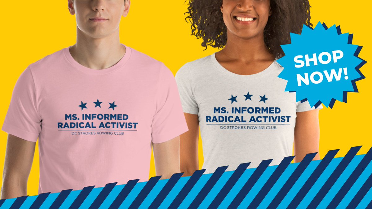 dcstrokes's tweet image. MAKE A STATEMENT FUNDRAISER!
A social media comment called DC Strokes and our '22 Masters Nationals boycott supporters "misinformed radical activists." Instead of being offended, we turned it into a fundraiser. Get yours: dcstrokes.org/shop
#rowing #MastersNats2022