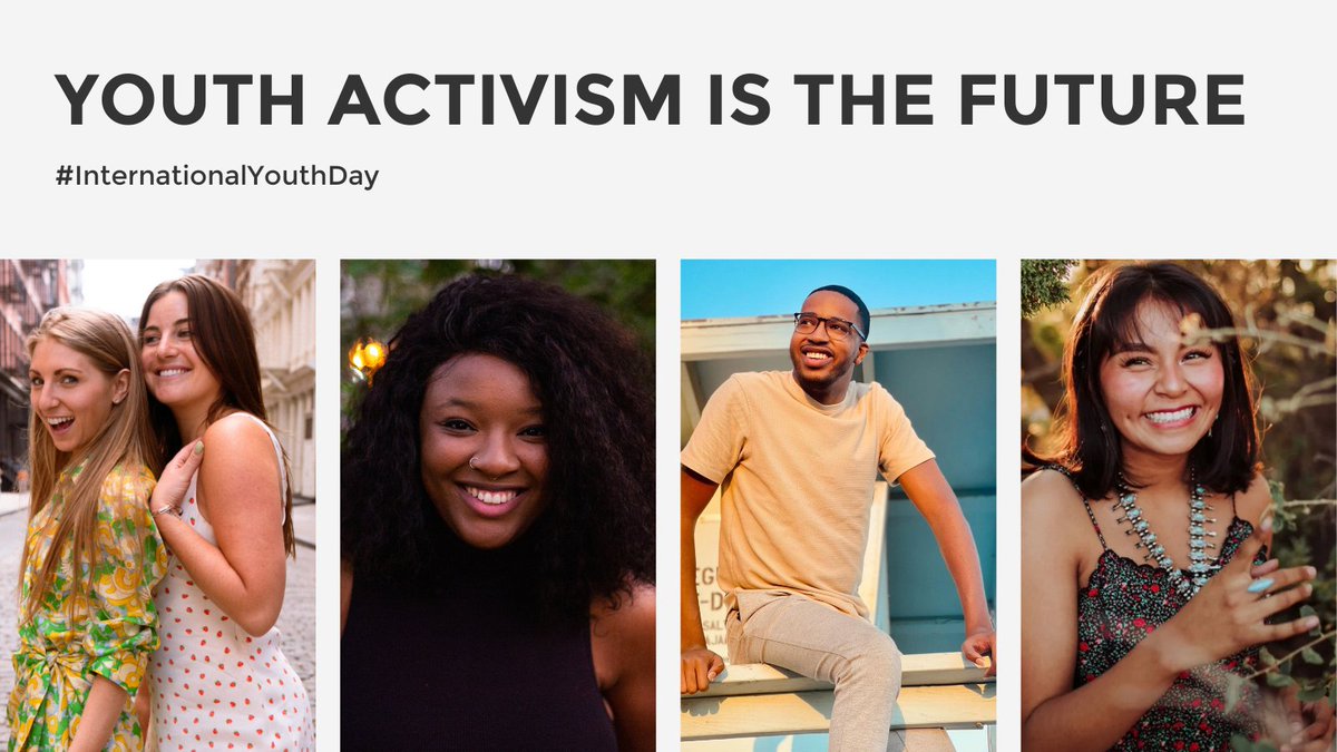 EntertainImpact's tweet photo. For #InternationalYouthDay, we're highlighting 5 young leaders using their platforms to inspire change. We aim to support them in their social impact endeavors as they utilize the power of #causeinfluence to help make the world a just place for all.
Read the 🧵 to meet them! https://t.co/HeFxGZOfpx