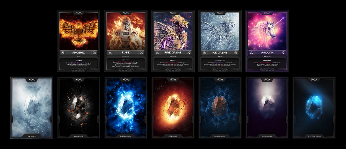 New Hero Cards, new shards, a whole lot of new possibilities! Build new stronger decks and compete for #1 spot in the monthly leaderboard to win awesome prizes including WAX.

Noa Game on <a href="/WAX_io/">WAX</a> 

play.noagame.io

Paper: gamepaper.noagame.io/project/roadmap

Play now.