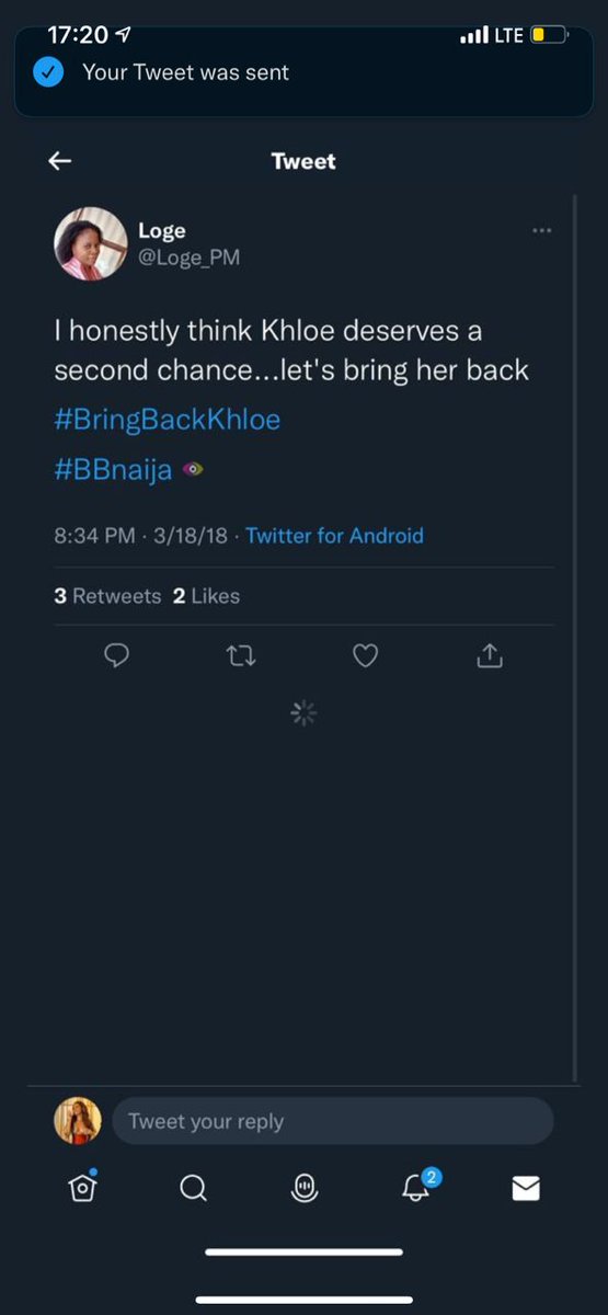 kainsola30's tweet photo. I have a feeling that Beauty will be back to the show, please don't let us give up on the hashtag #BringBeautyBack #BeautyTukura #Bbnaija Apparently they trend #BringBackKhloe https://t.co/gm3fDFKxcW