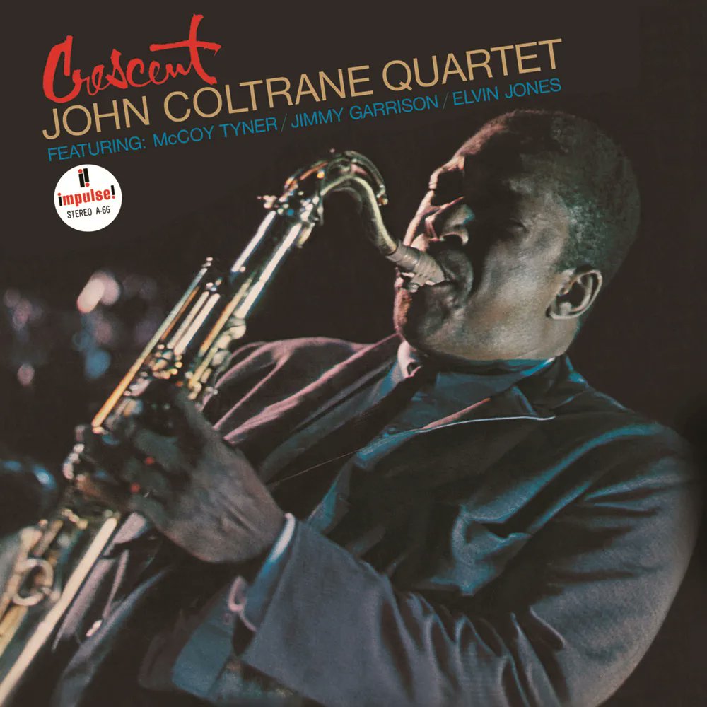 Released in July of 1964, Crescent occupies a unique place in the discography of John Coltrane’s classic quartet, as it’s the first studio album where an unaugmented version of the group recorded a full album of all-original material.  buff.ly/3QzTihT