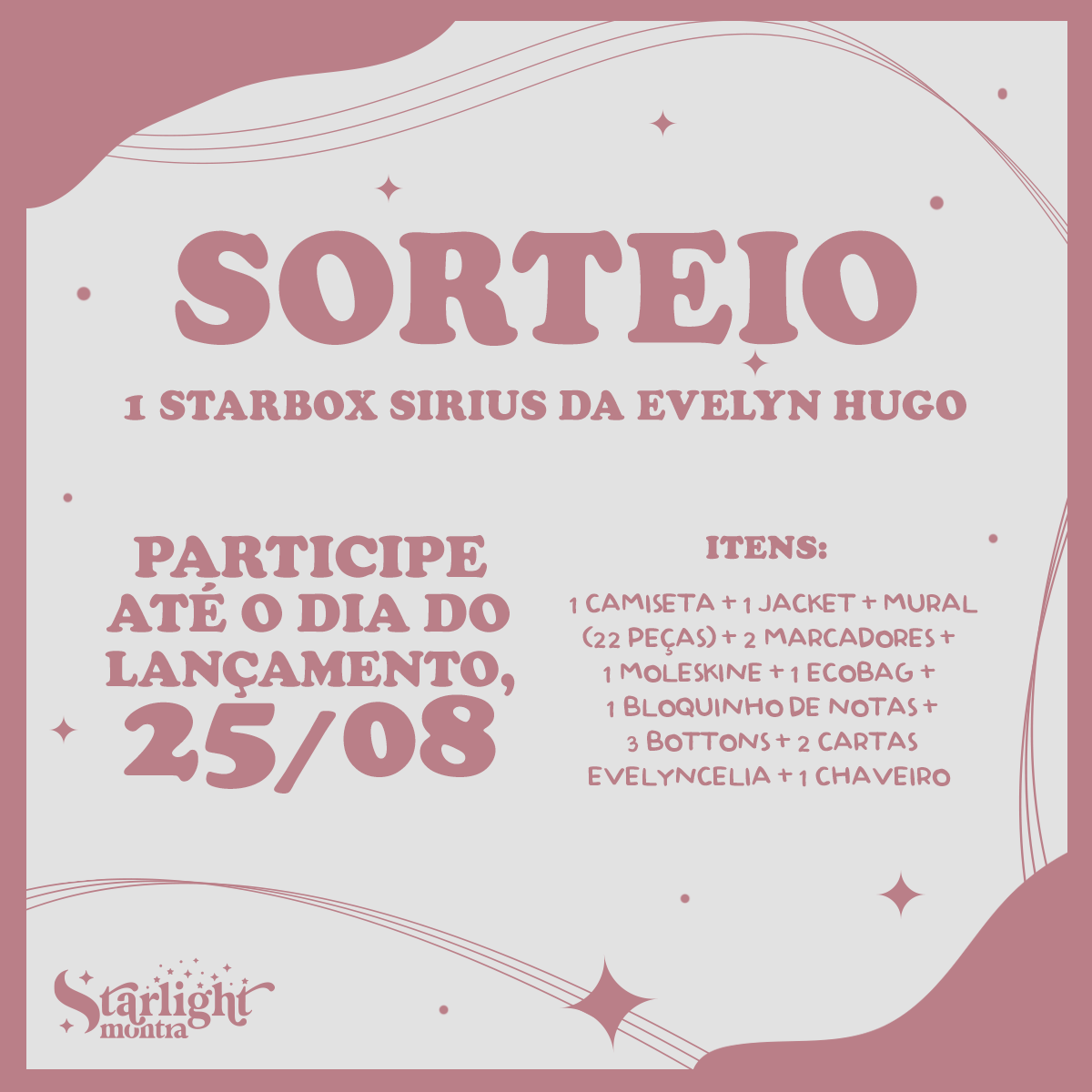 starlightmontra's tweet photo. #SORTEIO
a pessoa que ganhar este aqui, estará com sua starbox sirius garantida! (caso queira a starbox SOL, mais completa, poderá usar o prêmio como desconto)

para participar, basta:
- nos seguir;
- dar RT e FAV neste tweet;
- fazer o mesmo em nosso tweet FIXADO.

boa sorte! 💚 https://t.co/sh9MYthf10