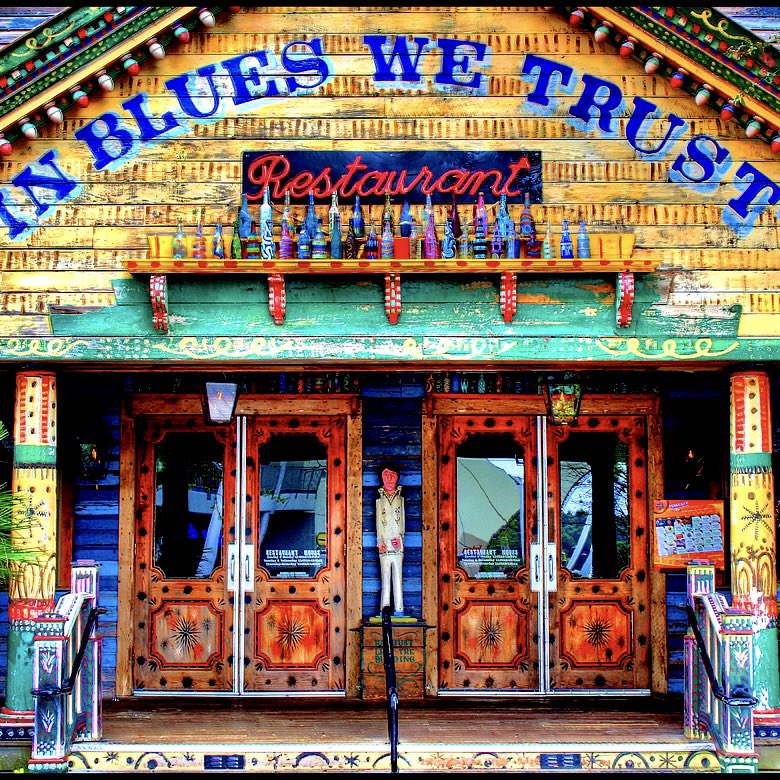 WekivaWild's tweet photo. @Yaacov97531 House of Blues, Disney Springs (f/k/a Downtown Disney, Orlando. Got quite a few colorful buildings—hard picking one! #disney #colorfulbuildings https://t.co/rM0MJjZ6bL