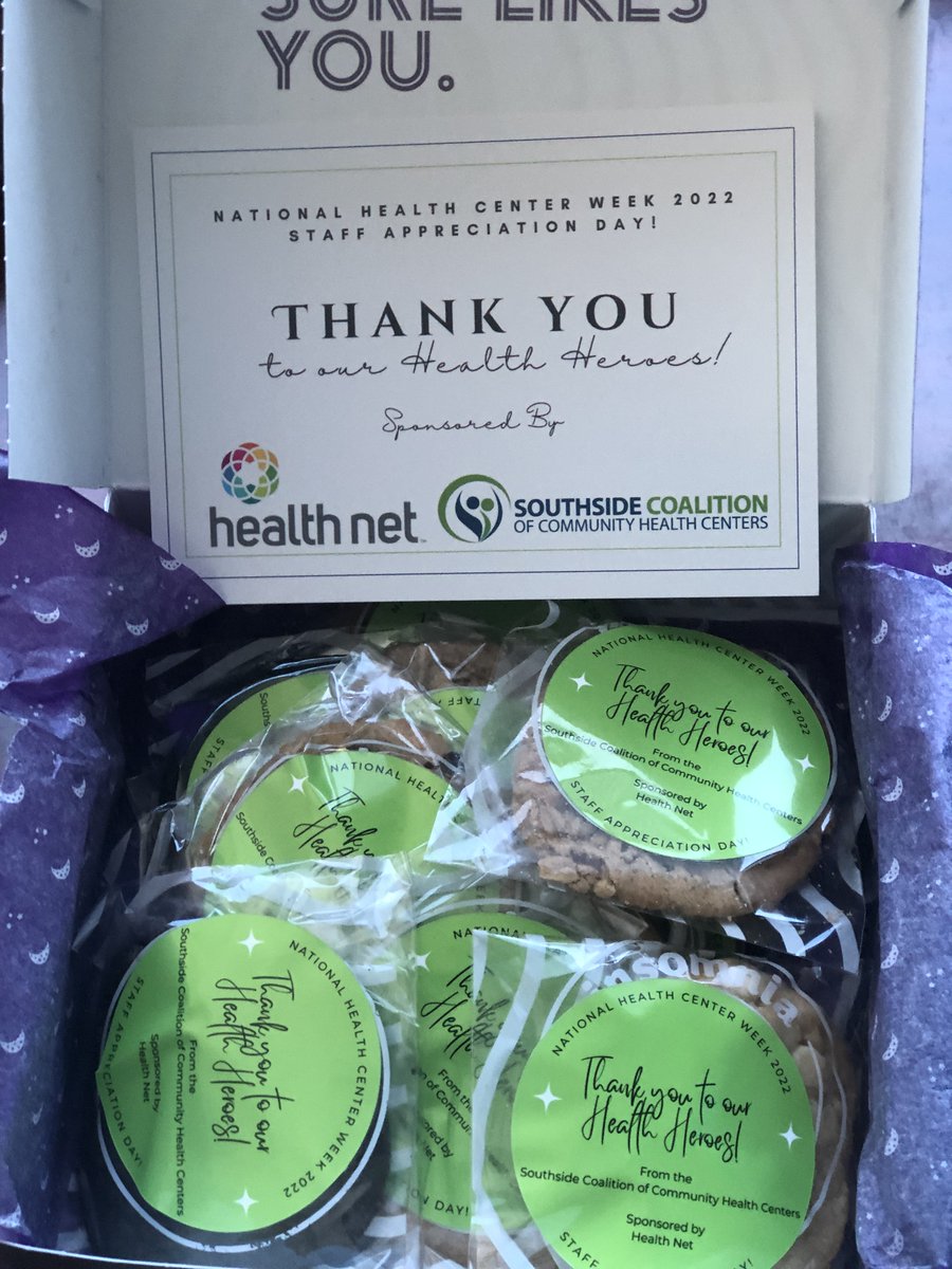 SsideCoalition's tweet photo. It's NHCW Staff Appreciation Day! Thank you to our National Health Center Sponsor Health Net for celebrating CHC Staff!  We #HealthNetCA #HealthNetintheCommunity 
@HealthNet https://t.co/w4tcYiyrQk