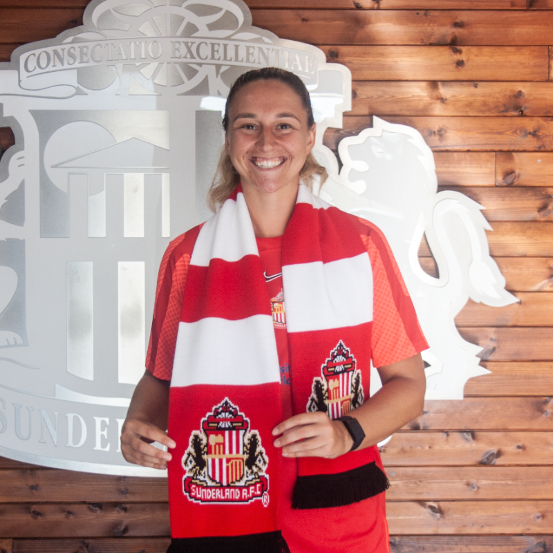 SAFCWomen's tweet photo. ✍️ #SAFCWomen are delighted to secure the signing of Scotland international defender Brianna Westrup!

Welcome to Wearside, Brianna 👋