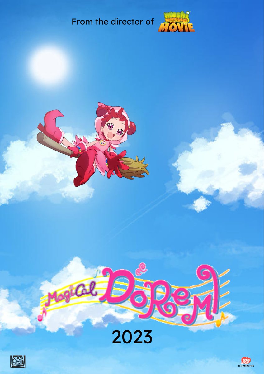 ellieleekz's tweet photo. Ojamajo/Magical Doremi 2023 movie poster

Link to MyCast page: https://t.co/8Cf96nZa3x

#OjamajoDoremi #MagicalDoremi #MagicalGirl #Anime #MyCast https://t.co/nWQ7n1Mjm4