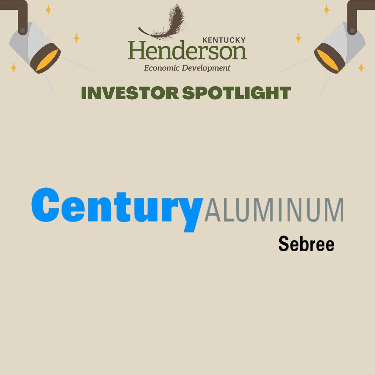 ✨INVESTOR SPOTLIGHT✨

Today’s spotlight is Century Aluminum!
Thank you for your continued investment in the growth of our community! We appreciate all of your support!