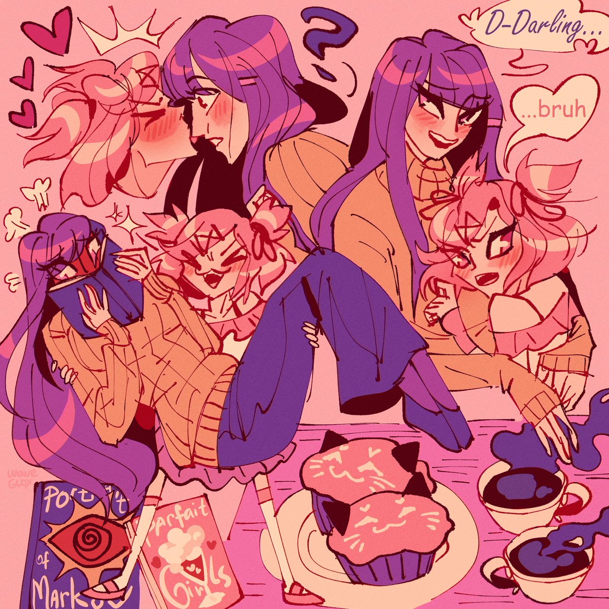 waveglox's tweet photo. so theres these two girls..and theyre in love..
#ddlc #natsuri https://t.co/szVj6S8qJ9