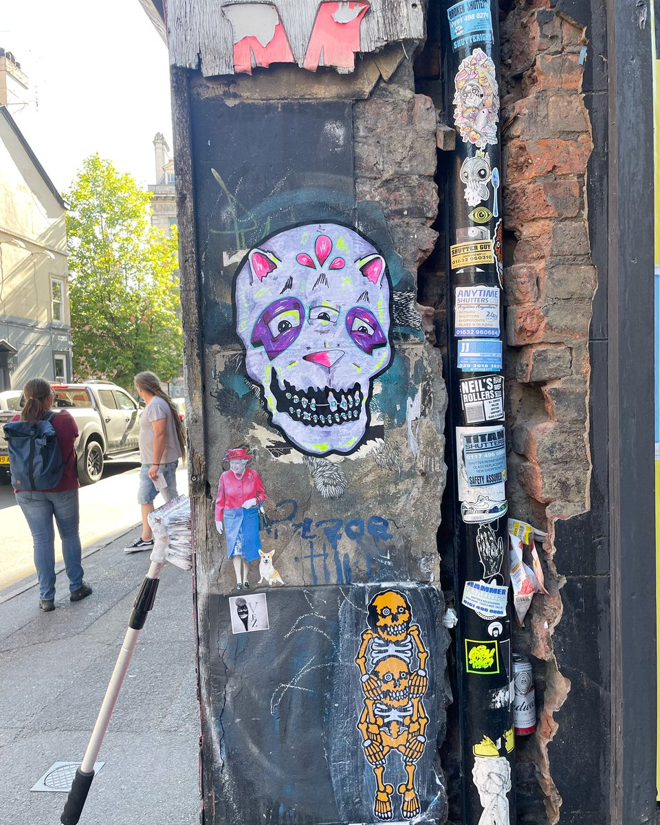 citykittystreet's tweet image. fresh Collab with @rxskulls up in Manchester #wheatpaste #wheatpasteart #pasteup #pasteups #illustration #handdrawn #handpainted #streetart #collab #collaboration #manchester