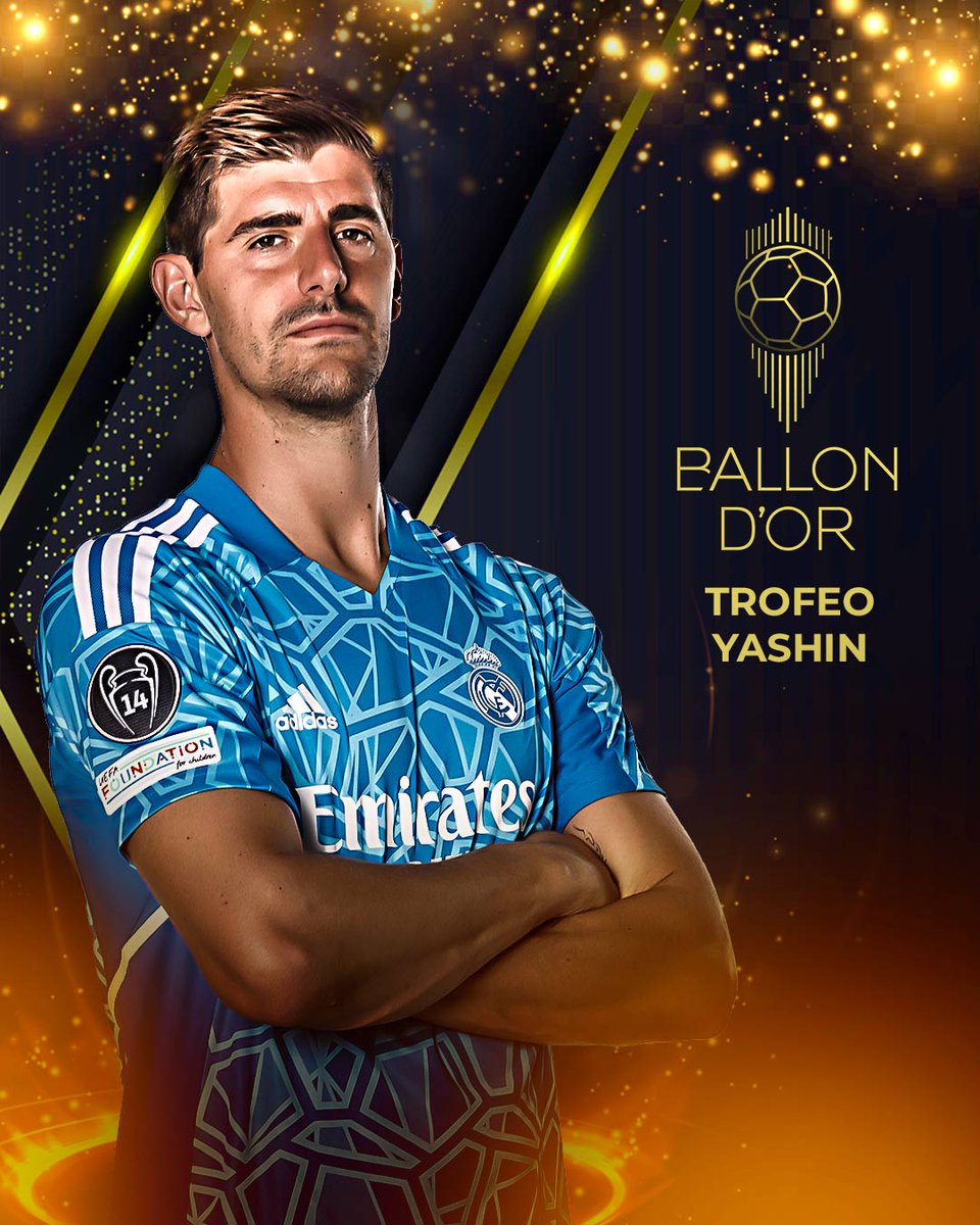 🧤💫 ¡<a href="/thibautcourtois/">Thibaut Courtois</a>, candidato al Trofeo Yashin al mejor portero de 2022!
#TropheeYachine | #ballondor | @francefootball