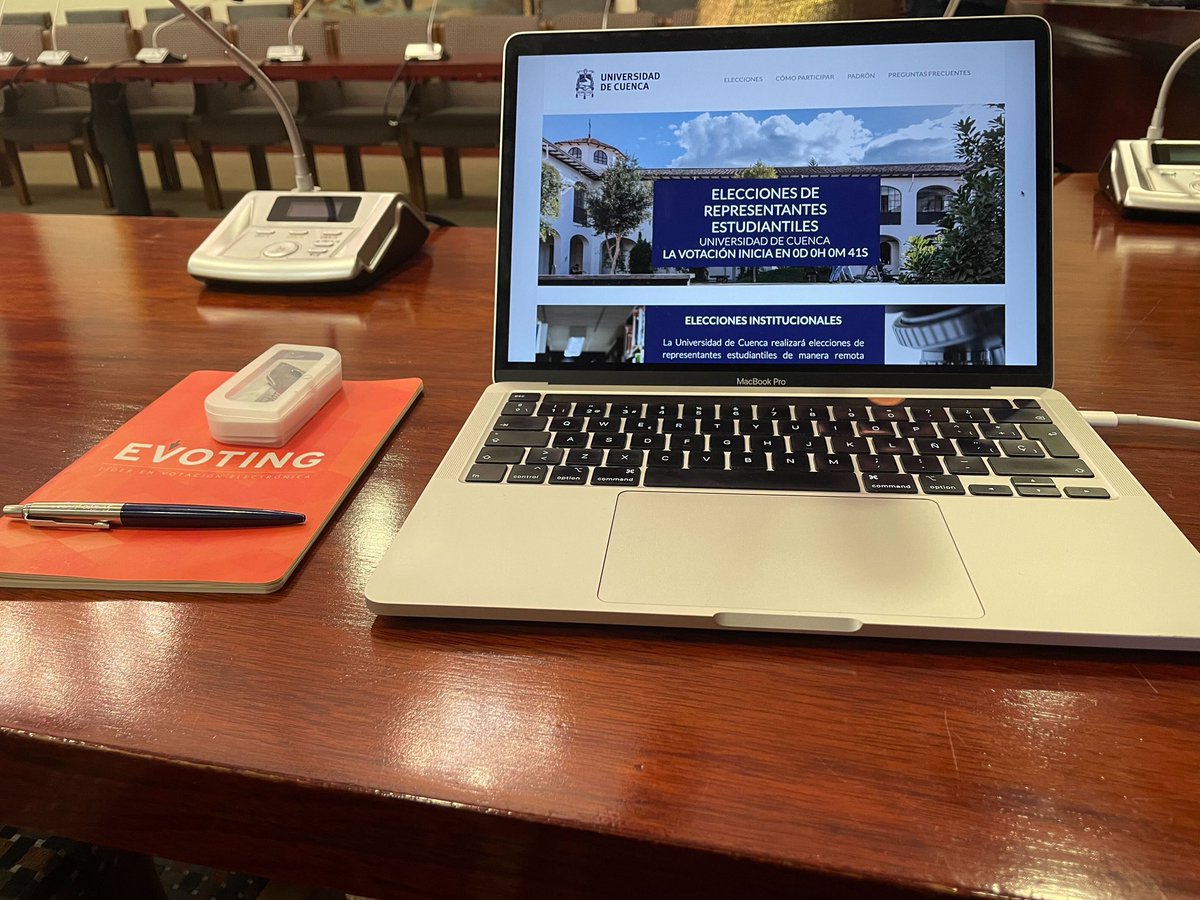 EVotingGlobal's tweet photo. Finalizamos una exitosa semana de #EVoting en Ecuador (🇪🇨), con valiosos procesos en la @udecuenca.

Aprovechamos de saludar al pueblo ecuatoriano en estas fechas tan importantes 👏🏼

Conoce más en https://t.co/pFSynGFeTj https://t.co/yuoQC71HNc
