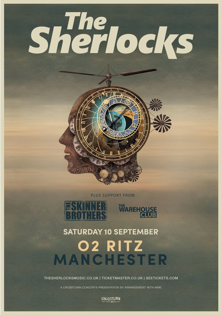 ‼️GIG ANNOUCMENT‼️

⚡️Saturday the 10th of September we support <a href="/TheSherlocks/">The Sherlocks</a> at <a href="/O2RitzManc/">O2 Ritz Manchester</a> along side <a href="/TheSkinnerBros/">The Skinner Brothers</a>! There's still some tickets available so follow the link to grab yours! ⚡️

Ticket Link: ticketmaster.co.uk/the.../event/1…