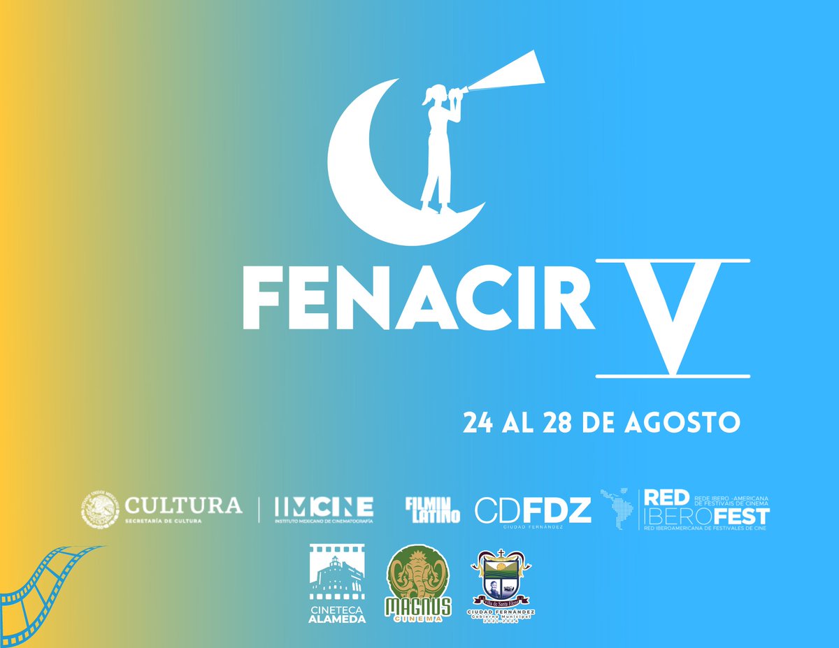 BenucaFilms's tweet photo. El 5º @FFenacir, junto con el Gobierno Municipal de #CiudadFernández #Rioverde #SLP, compartió su programación, ¡en la cual están 3 de nuestros próximos estrenos!
#FENACIR va del 25 al 27 de agosto de manera presencial y del 24 al 28 por @filminlatino
#EsTuCine
#MásCinePorFavor https://t.co/DuW39b1xap