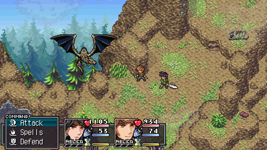 We've officially converted Beloved Rapture into #widescreen! (16:9) Lots of extra room to play with! 
A deep thanks to <a href="/giznads/">Giznads</a> for help with this undertaking.

#jRPG #IndieDev #Pixelart #gamedev