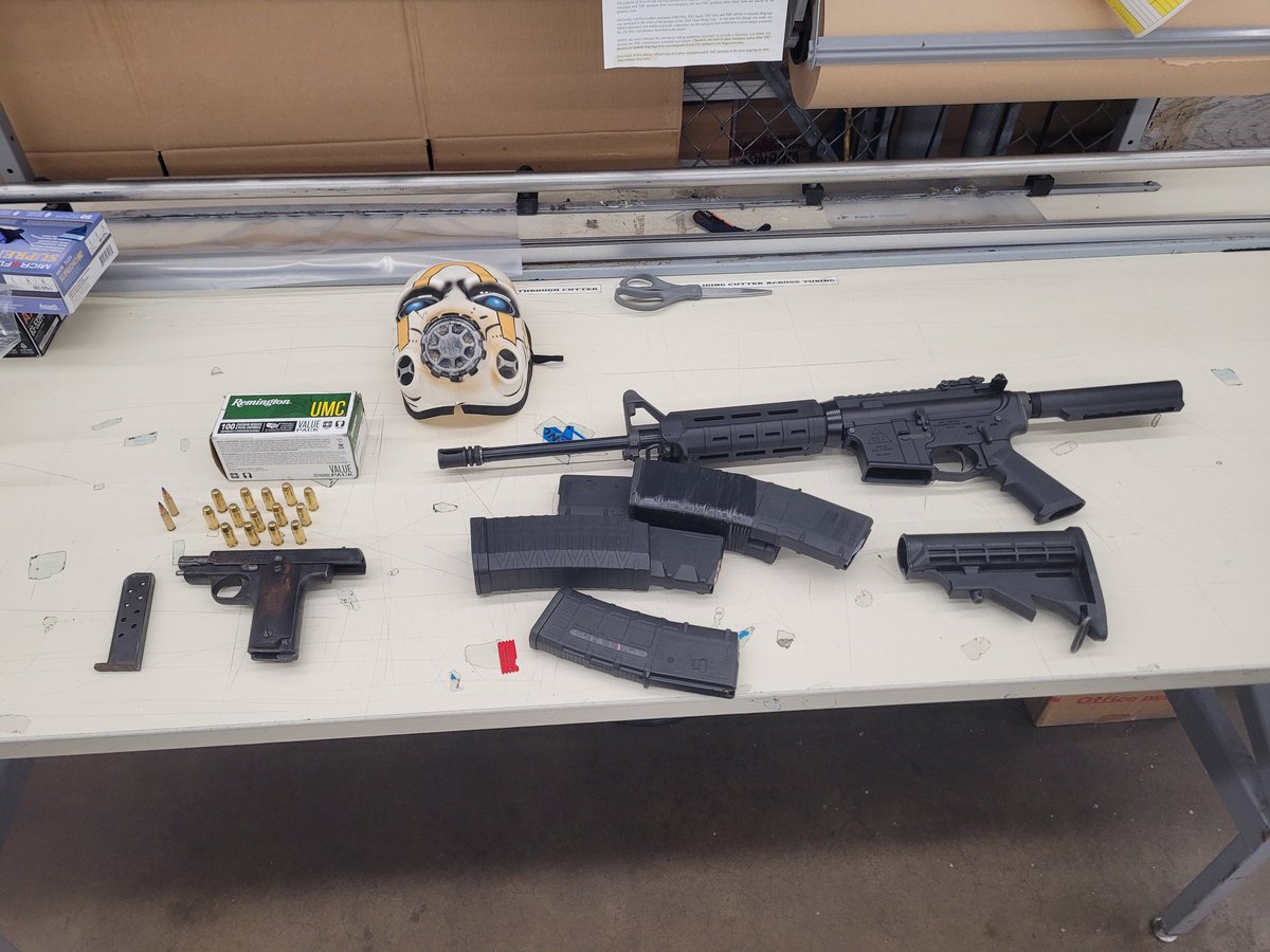 Shots fired on an aggravated robbery offense. #oneincustody