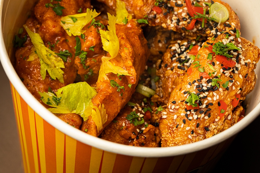 Grab the crew and make it a bucket! Our house brined chicken tenders are a major favorite. We put a whole lot of love into them and have supersized options for hungry fans — F%CK IT, MAKE IT A BUCKET! 🤩 #arbellachicago