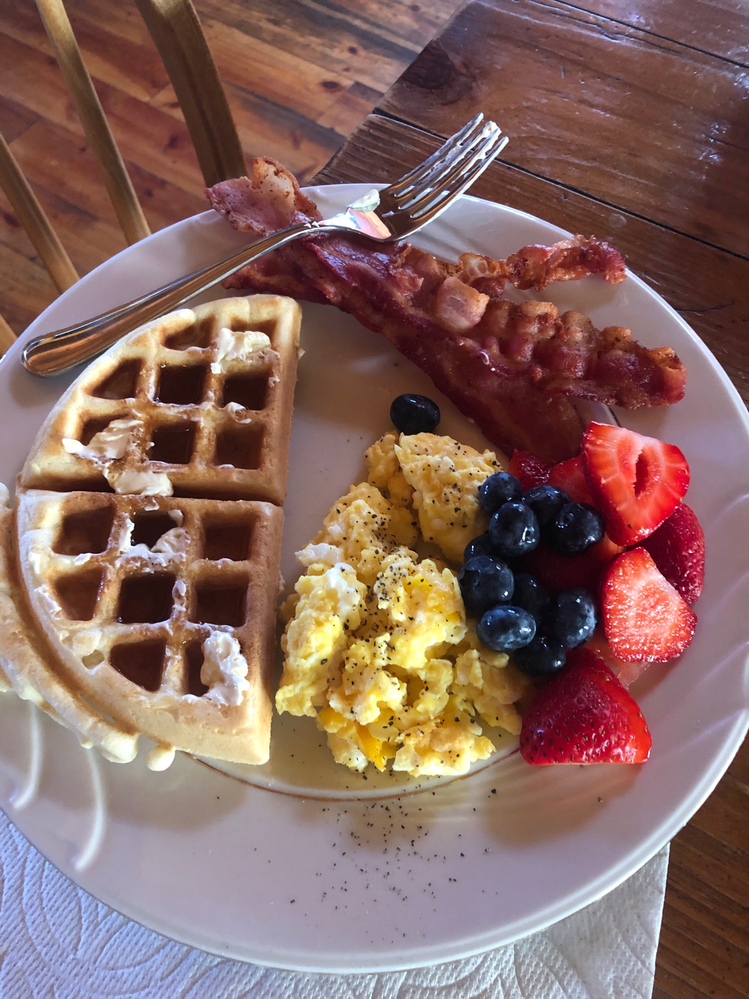 Sterling 💎🥚 on Twitter "Made a waffle bar for breakfast for the fam