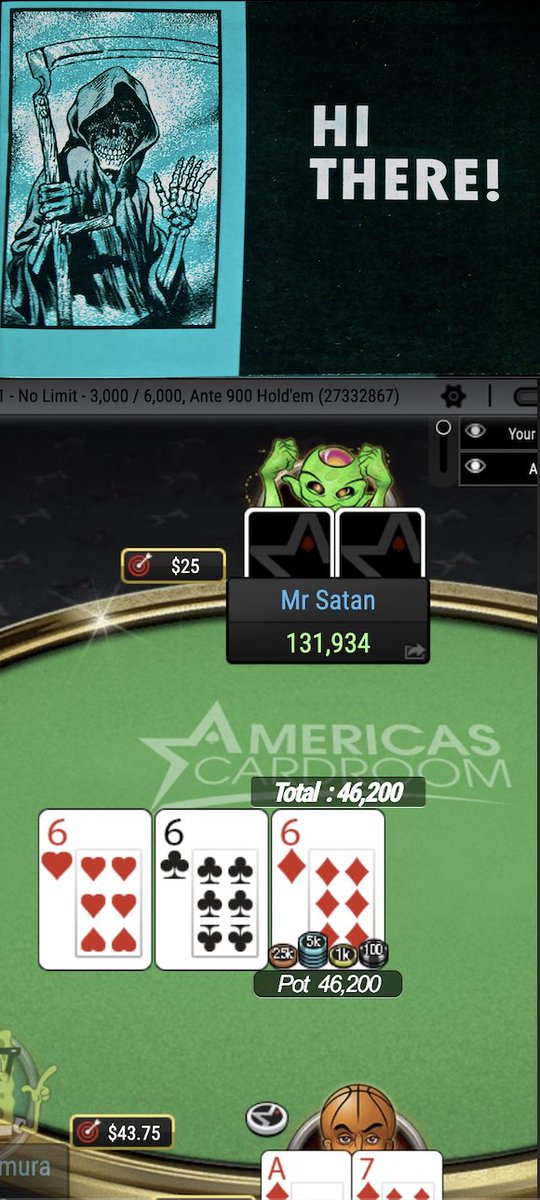 DigitalWarfareR's tweet photo. Hi There!
@ACR_POKER
@GodsBigToePoker
#ToeArmy https://t.co/kNL94Az69H