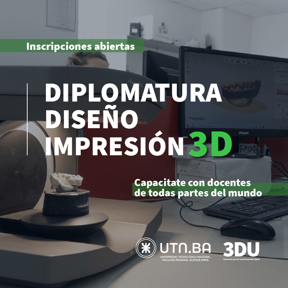 3duDigital's tweet photo. #diplo3D en @frbautn 👇info@3du.digital Últimos cupos!💪 https://t.co/AdaHz7JrqZ
