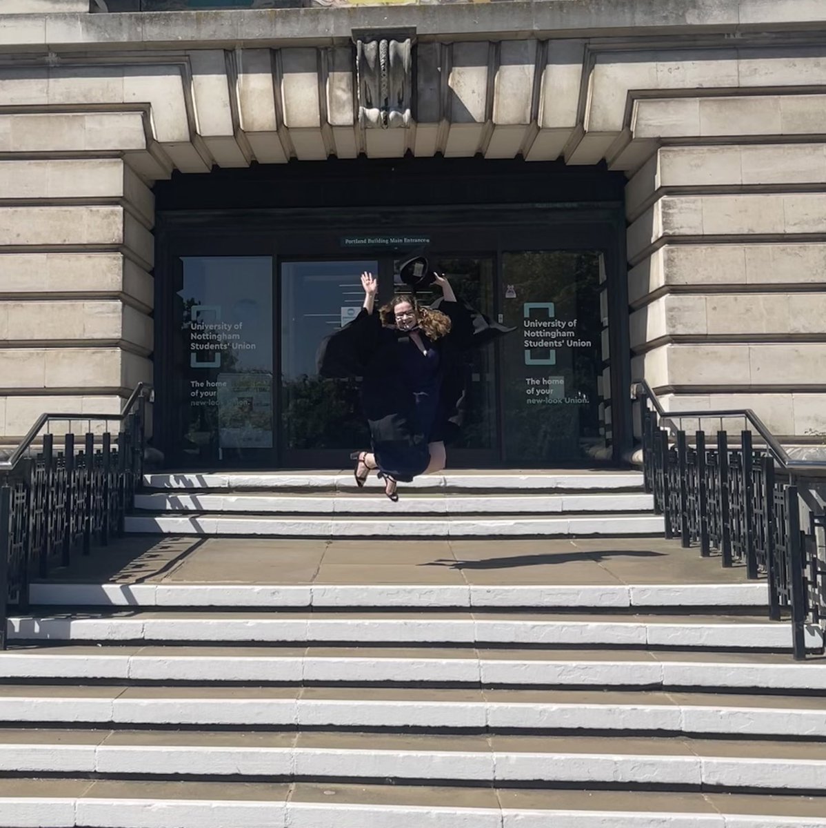 Jump if you’ve graduated