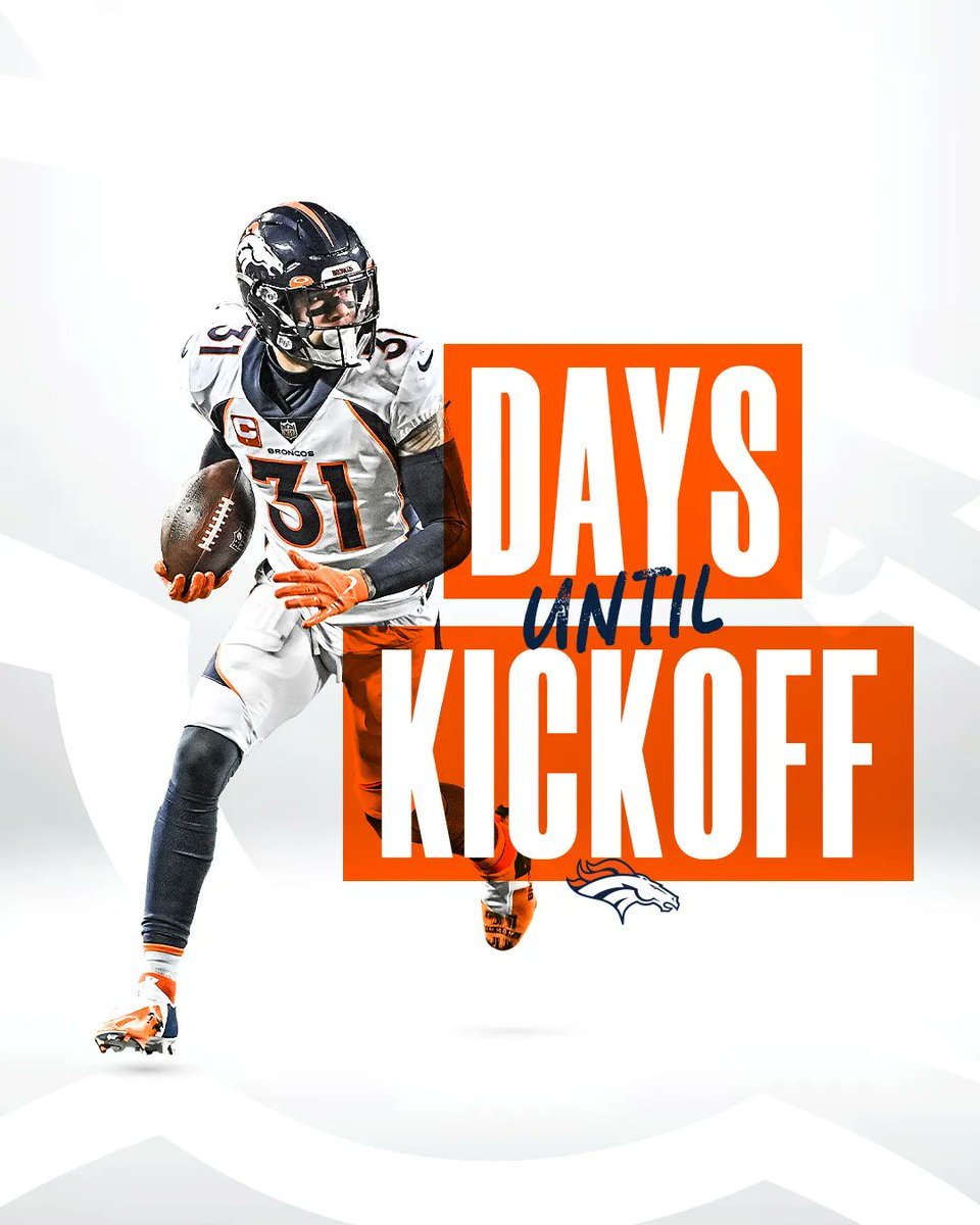 Broncos's tweet image. ‼️ ONE. MONTH. ‼️

@jsimms1119 x #DENvsSEA