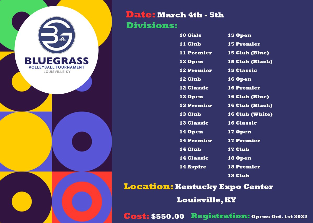 KIVAVB's tweet photo. 49 days until registration opens! Largest 2-day event in the country. Strongest power league in the Mideast. Fastest growing event in the South. Warm-up/Season ending convention Center event. #SeeYouThere #Oct1st #KIVASports #3Steps https://t.co/kGBNscMLV5