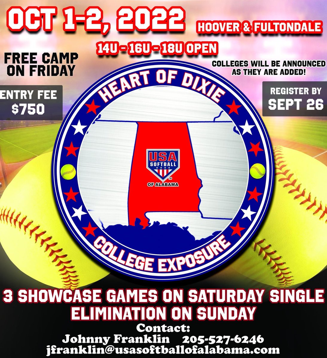 USA SOFTBALL OF ALABAMA tweet media