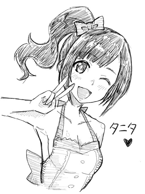 大遅刻だけど五十嵐響子ちゃんのお誕生日だったのできょーこちゃん描いてた 