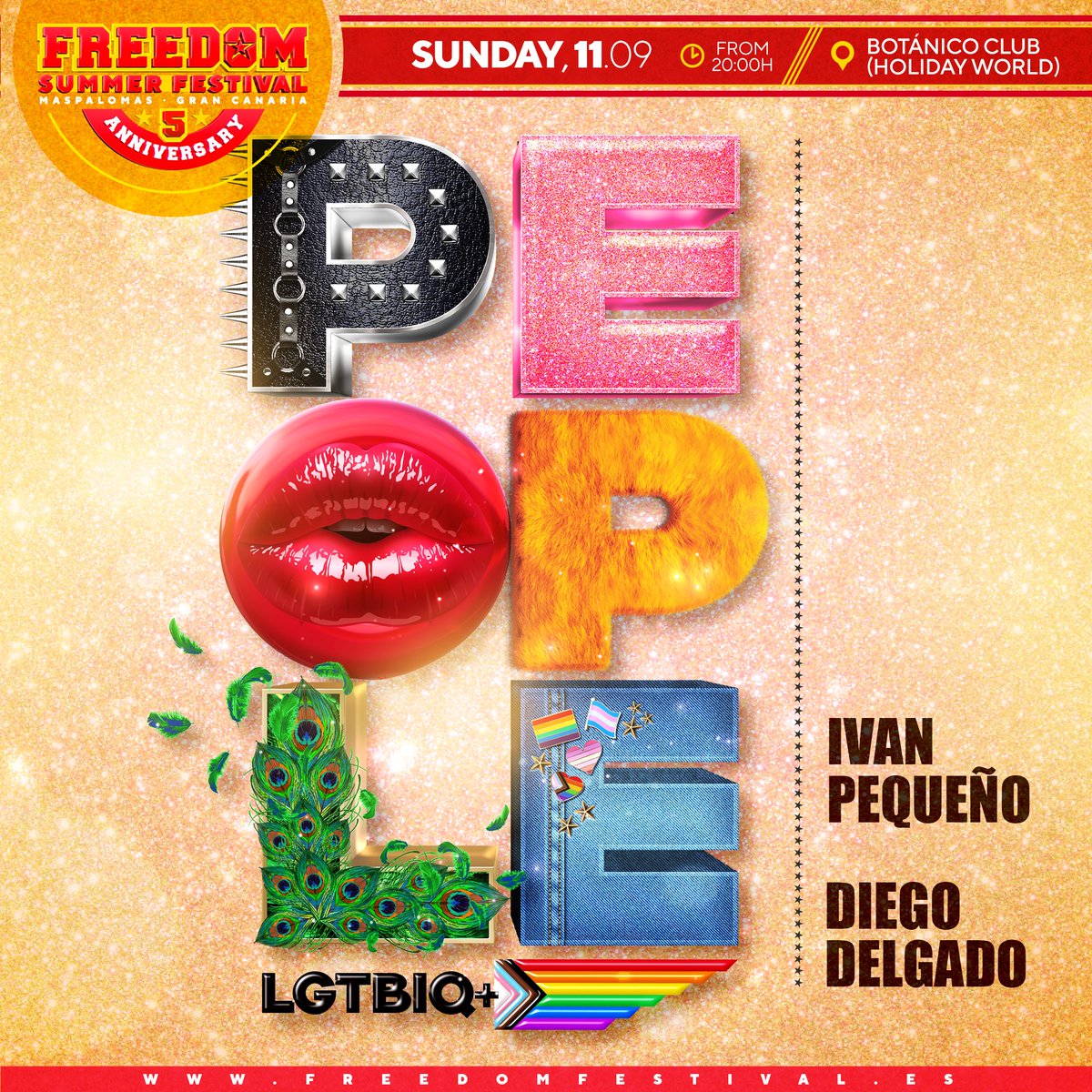 Freedom Summer Festival
7 - 11 September 2022
Night PARTIES !!
#freedom #summer #gay #lgbtqi #poolparty #pride #orgullo #sundance #icecream #tuttifrutti #festival #maspalomas #grancanaria