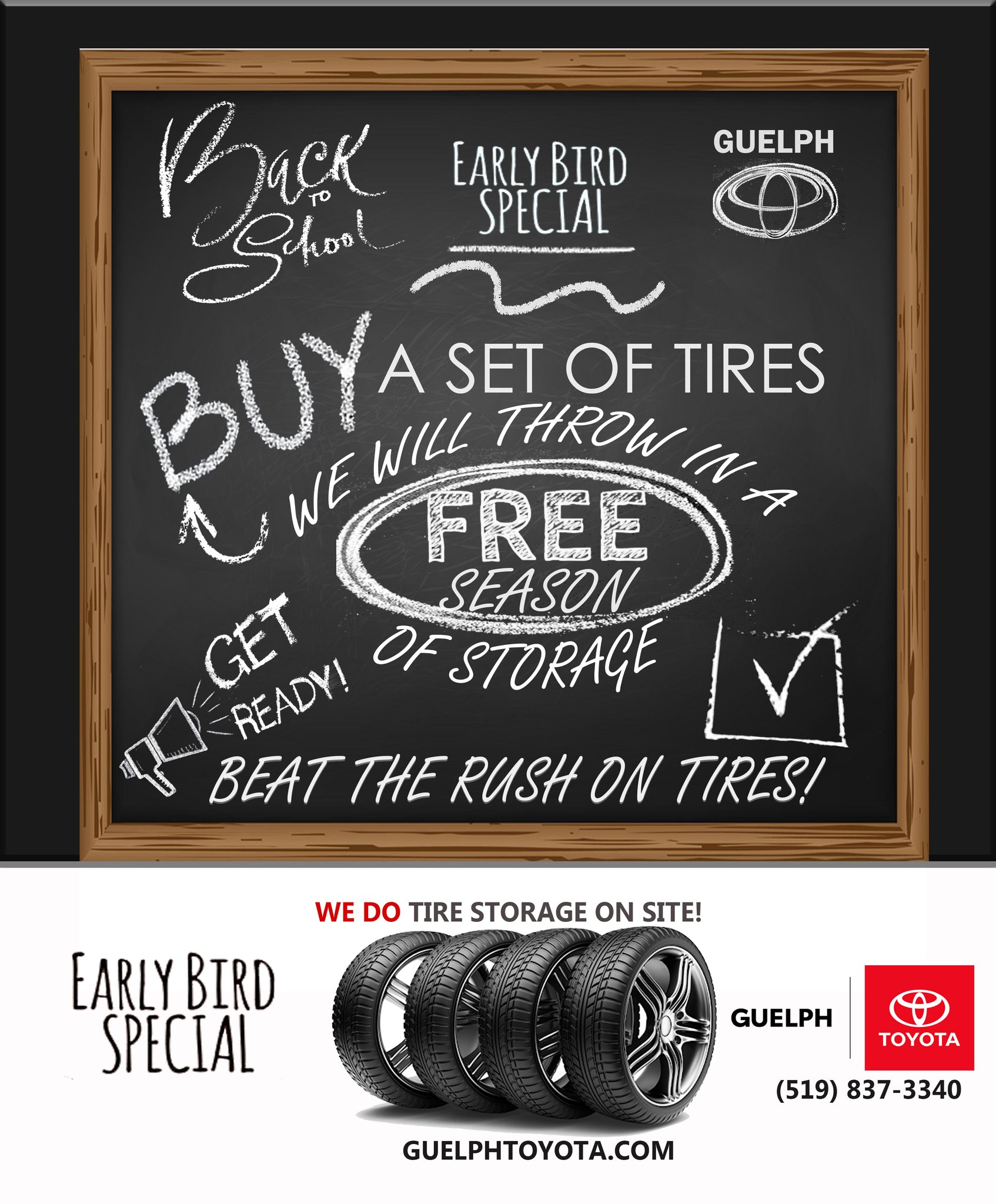 Guelph Toyota on Twitter "Be ProActive this Tire Season and win by