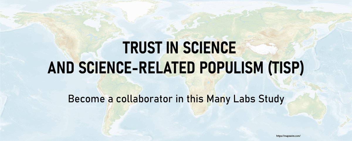 colognav's tweet image. 🚨#TISP #ManyLabs Remember that the *deadline* to sign up to our Many Labs study is TODAY. Join over 480 researchers worldwide in exploring trust in science and science-related populism. 🌍 

Sign up ➡️harvard.az1.qualtrics.com/jfe/form/SV_3C… 

More info ➡️projects.iq.harvard.edu/manylabstrusti…