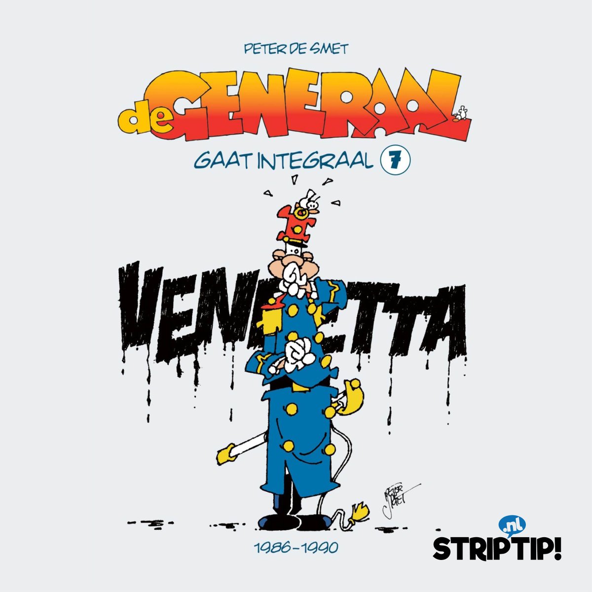 striptip's tweet photo. #degeneraal is al toe aan zijn zevende #integrale. #Vendetta beslaat de jaren 1986-1990 en heeft een speciale rol weggelegd voor de Dolly Parton van de #strip, de goedgevormde Truus.

https://t.co/8RIDDVFxbG

#integraal #personalia #peterdesmet #sjorsensjimmie #eppo #recensie https://t.co/q6qd5TzkEE