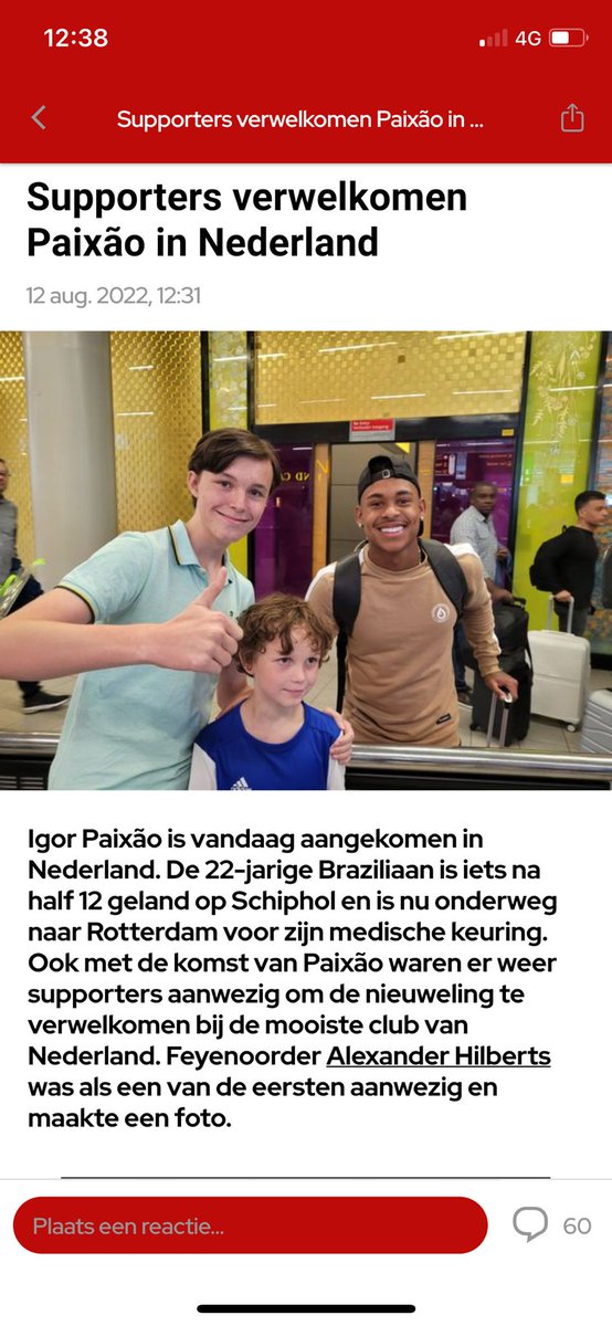 FeyenoordenES's tweet photo. @alissonbastoss @Feyenoord https://t.co/vhWkS5iS7o