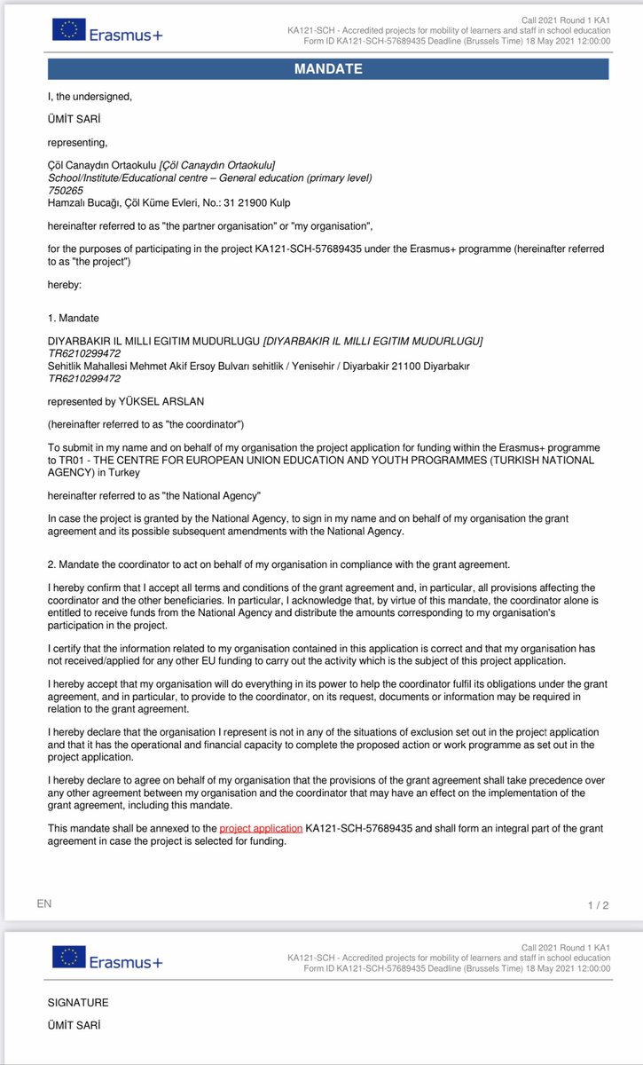 #ProjeSehriDiyarbakır okulumuz İl Milli Eğitim Müdürlüğümüz bünyesinde yürütülen ERASMUS projesinde Kulp ilçemizi temsil ederek akreditasyon sürecini tamamlamıştır.
<a href="/tcmeb/">Millî Eğitim Bakanlığı</a>
<a href="/aliihsansu_/">Ali İhsan Su</a>
<a href="/Murat4Kucukali/">Murat Küçükali</a>
<a href="/FatihKaya_21/">Fatih KAYA 🇹🇷🇹🇷</a>