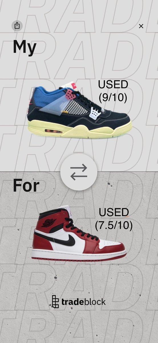 TheNamesBeemo's tweet photo. @tradeblock_us HELP!!
Do it or na??
Both are used, Chicagos are the 2013 release and missing alternate laces. https://t.co/pUmhWzNGMI
