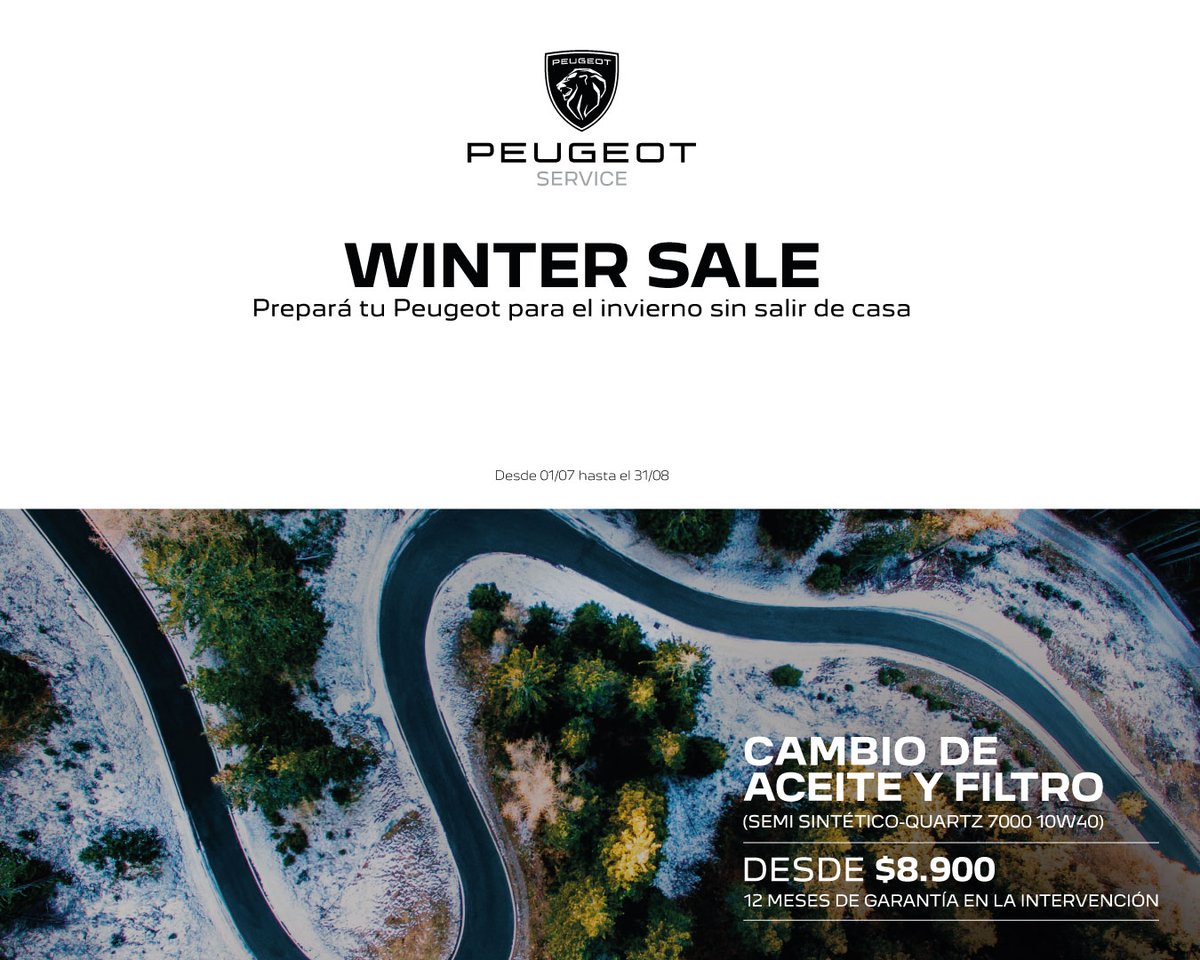 Autofrance Peugeot (@autofrancearg) on Twitter photo Poné tu #Peugeot a punto en nuestro #Taller de #Postventa en <a href="/autofrancearg/">Autofrance Peugeot</a>
¡Aprovechá todas las intervenciones que ofrecemos para tu #Peugeot! Poné tu #Peugeot a punto en nuestro #Taller de #Postventa en <a href="/autofrancearg/">Autofrance Peugeot</a>
¡Aprovechá todas las intervenciones que ofrecemos para tu #Peugeot!