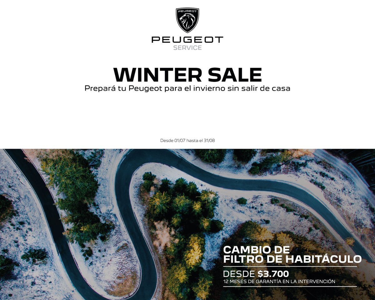 Autofrance Peugeot (@autofrancearg) on Twitter photo Poné tu #Peugeot a punto en nuestro #Taller de #Postventa en <a href="/autofrancearg/">Autofrance Peugeot</a>
¡Aprovechá todas las intervenciones que ofrecemos para tu #Peugeot! Poné tu #Peugeot a punto en nuestro #Taller de #Postventa en <a href="/autofrancearg/">Autofrance Peugeot</a>
¡Aprovechá todas las intervenciones que ofrecemos para tu #Peugeot!