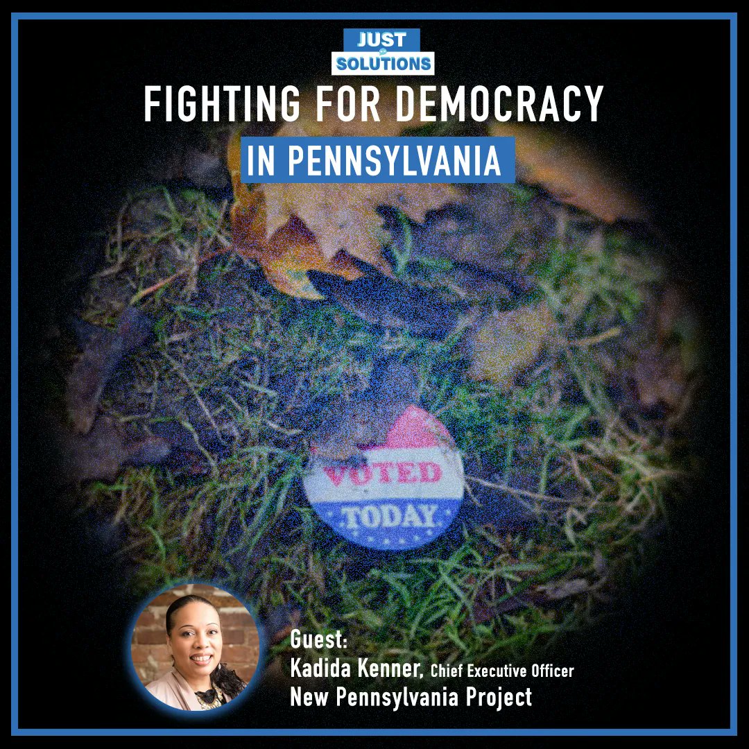 freespeechtv's tweet image. Kadida Kenner of @NewPennsylvania  joins this week&apos;s episode of #JustSolutions . Be sure to tune in TONIGHT at 9Pm ET.
